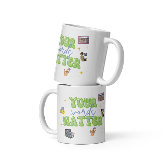 AAC Coffee Mug for Speech-Language Pathologists