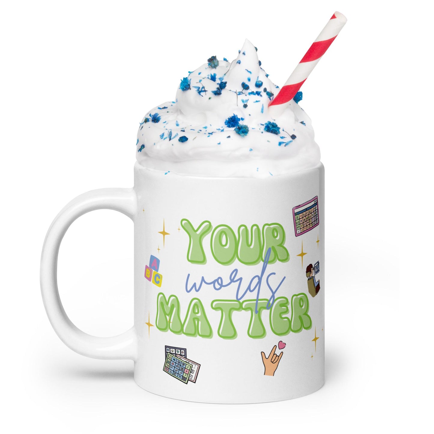 AAC Coffee Mug for Speech-Language Pathologists