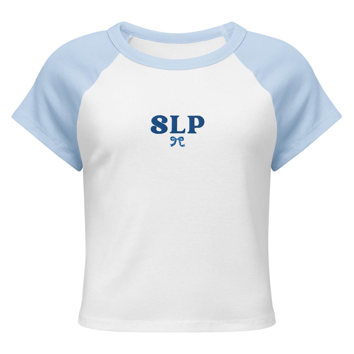 Embroidered SLP Raglan Baby Tee