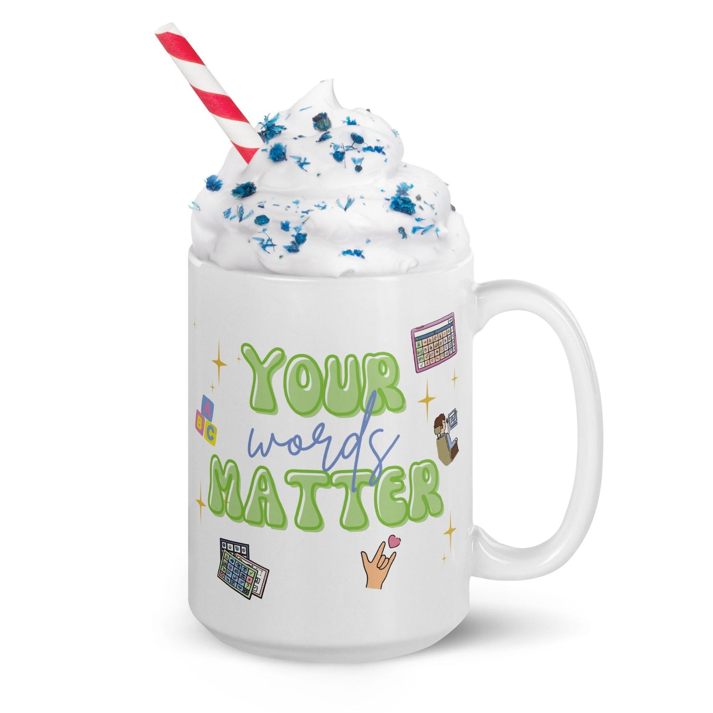 AAC Coffee Mug for Speech-Language Pathologists