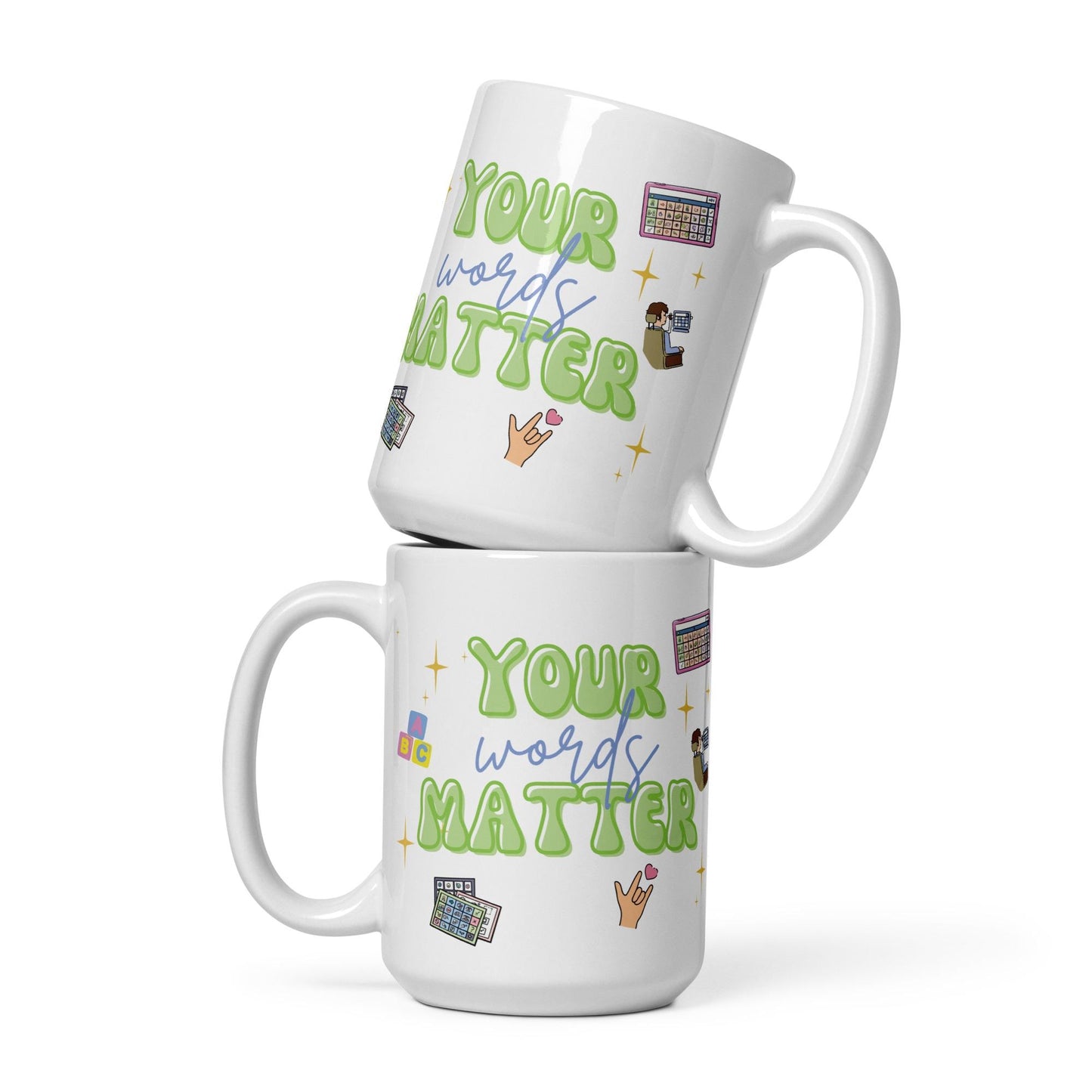 AAC Coffee Mug for Speech-Language Pathologists