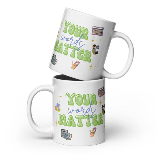 AAC Coffee Mug for Speech-Language Pathologists