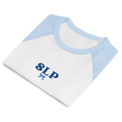 Embroidered SLP Raglan Baby Tee
