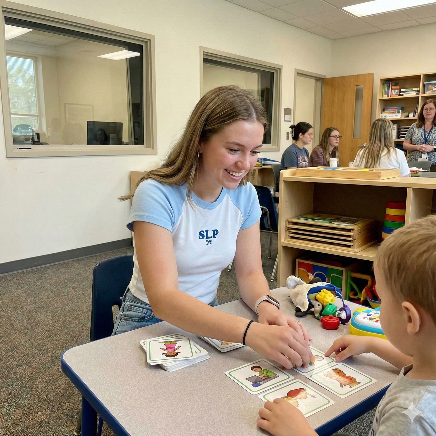 Embroidered SLP Raglan Baby Tee