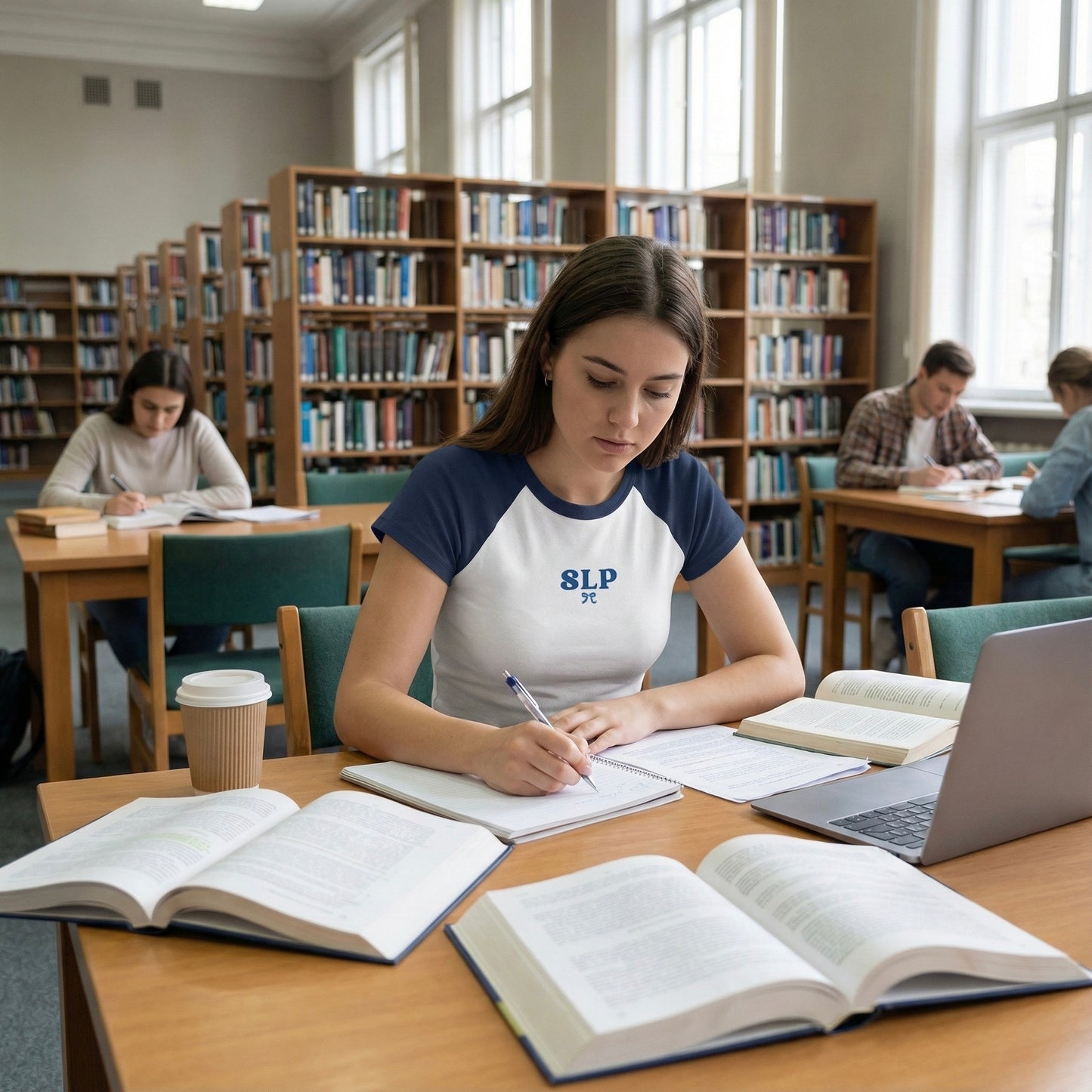 Embroidered SLP Raglan Baby Tee