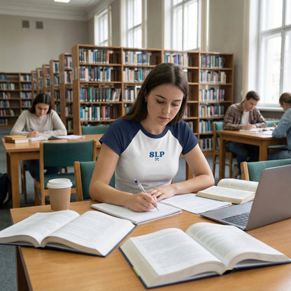 Embroidered SLP Raglan Baby Tee