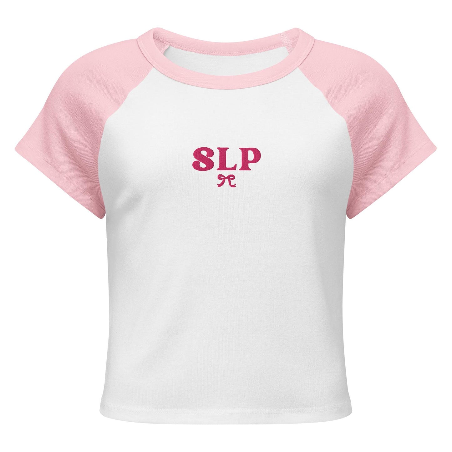 Embroidered SLP Raglan Baby Tee
