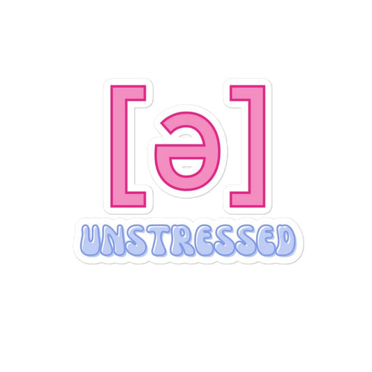 Schwa Sticker | Linguistics, Speech Pathology Gift