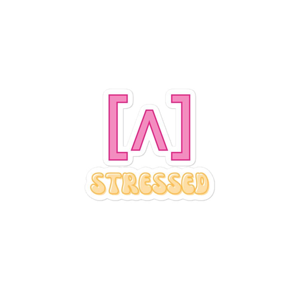 Stressed Vowel IPA Sticker for SLPs